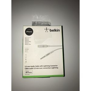 Belkin 3.5mm Audio Cable with Lightning Connector,